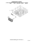 Diagram for 10 - Lower Rack Parts