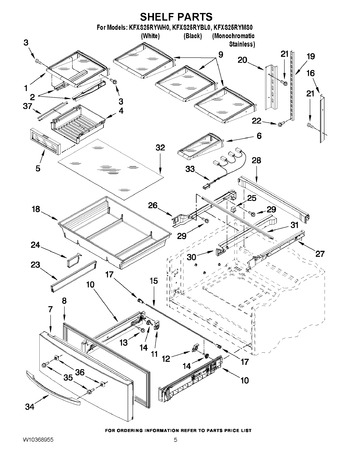 Diagram for KFXS25RYWH0