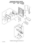 Diagram for 08 - Dispenser Front Parts