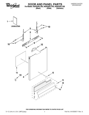 Diagram for WDF530PLYW3