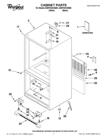 Diagram for GB9FHDXWB05