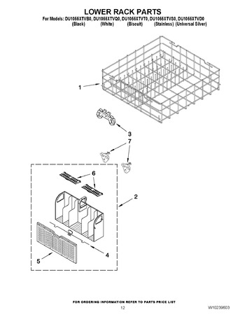 Diagram for DU1055XTVB0