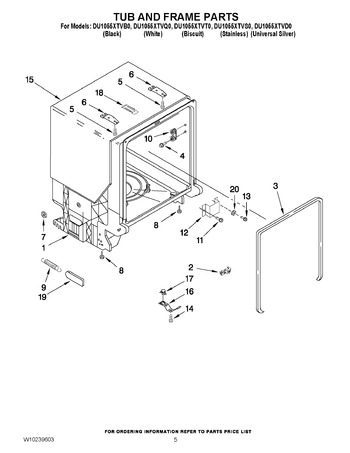 Diagram for DU1055XTVB0