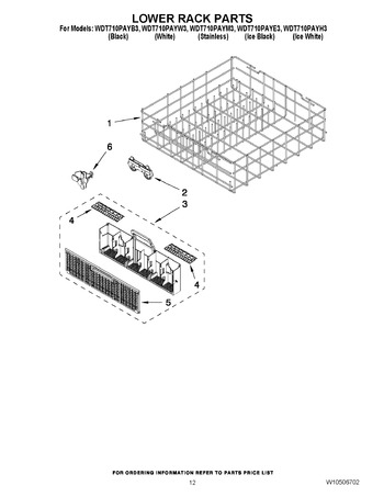 Diagram for WDT710PAYW3