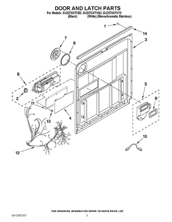 Diagram for GU2275XTVY2