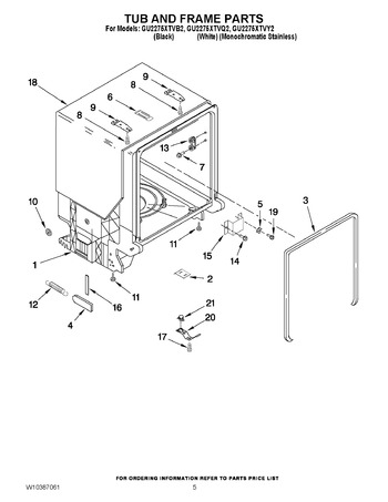 Diagram for GU2275XTVY2