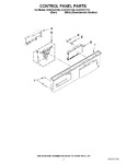 Diagram for 02 - Control Panel Parts