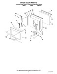 Diagram for 03 - Oven Door Parts