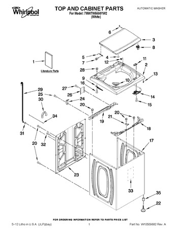 Diagram for 7MWTW5550YW2