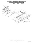 Diagram for 02 - Control Panel And Latch Parts