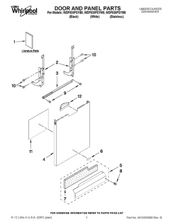 Diagram for WDF530PSYM0