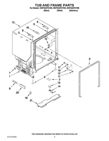 Diagram for WDF530PSYM0