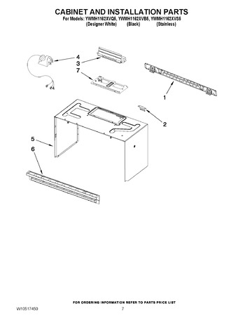 Diagram for YWMH1162XVS5