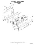 Diagram for 02 - Control Panel Parts