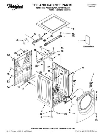 Diagram for WFW94HEAW0