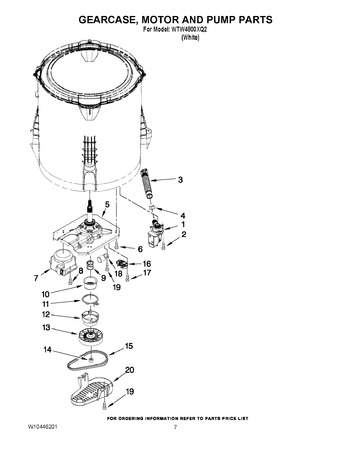 Diagram for WTW4800XQ2