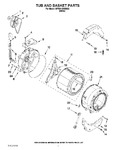 Diagram for 06 - Tub And Basket Parts