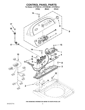 Diagram for WTW7800XB1