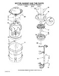 Diagram for 03 - Motor, Basket And Tub Parts