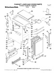 Diagram for 01 - Cabinet Liner And Door Parts