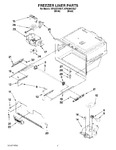 Diagram for 06 - Freezer Liner Parts