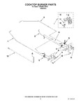 Diagram for 07 - Cooktop Burner Parts