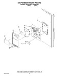 Diagram for 08 - Dispenser Front Parts