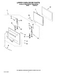 Diagram for 03 - Upper Oven Door Parts