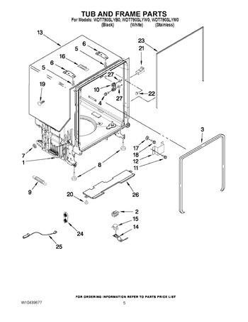 Diagram for WDT790SLYW0