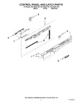 Diagram for 02 - Control Panel And Latch Parts