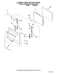 Diagram for 04 - Lower Oven Door Parts