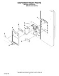 Diagram for 08 - Dispenser Front Parts