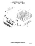 Diagram for 10 - Lower Rack Parts