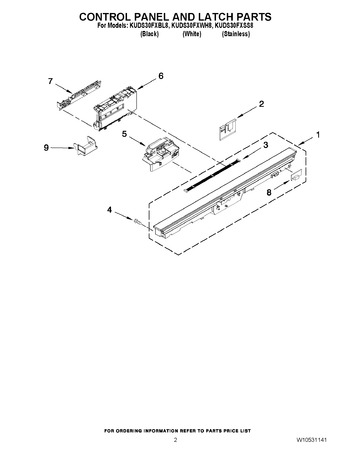 Diagram for KUDS30FXWH8