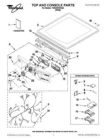 Diagram for YWED9200SQ2