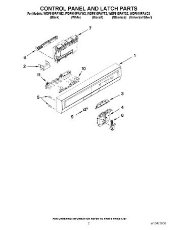 Diagram for WDF510PAYS2