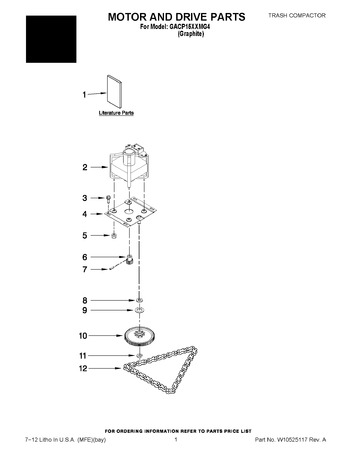 Diagram for GACP15XXMG4