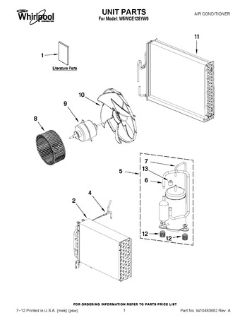 Diagram for W5WCE128YW0