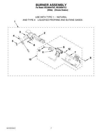 Diagram for WGD8800YC2