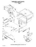 Diagram for 06 - Freezer Liner Parts