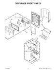 Diagram for 09 - Dispenser Front Parts