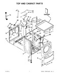 Diagram for 01 - Top And Cabinet Parts