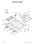 Diagram for 01 - Cooktop Parts