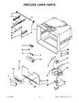 Diagram for 02 - Freezer Liner Parts