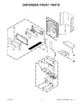 Diagram for 08 - Dispenser Front Parts