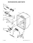 Diagram for 03 - Refrigerator Liner Parts