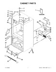 Diagram for 01 - Cabinet Parts