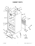 Diagram for 01 - Cabinet Parts