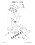 Diagram for 01 - Cooktop Parts