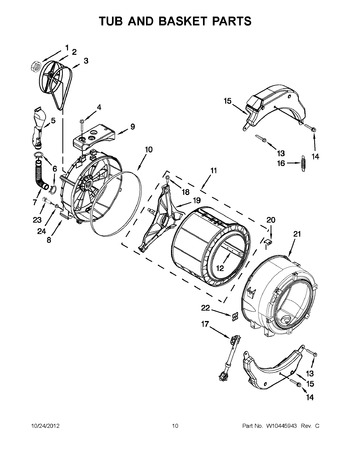 Diagram for WFW9050XW03